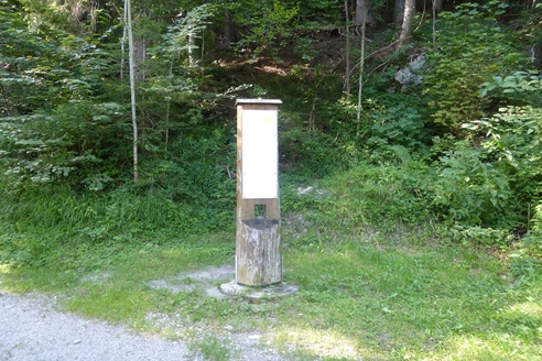 Stele Meditationsweg - Kloster Ettal