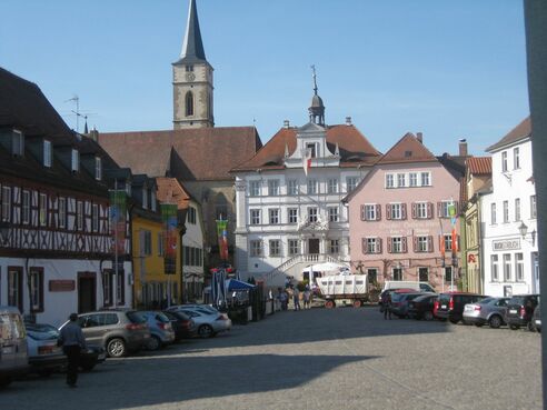 Marktplatz der Stadt Iphofen