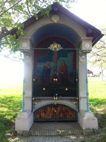 Offene Wegkapelle bei Oberhof