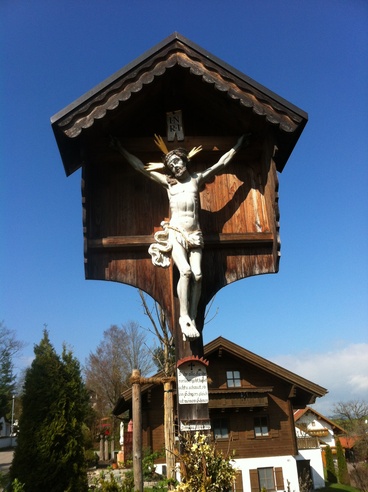 Wegkreuz am Ortsrand von Steingaden