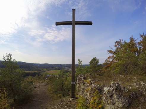 Der Aussichtspunkt am Hartenfels bei Neukirchen