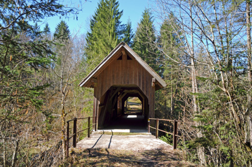 Die Gießenbrücke über die Bolgenach