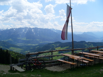 Ausblick vom Spitzsteinhaus