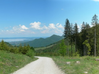 Blick auf den Chiemsee