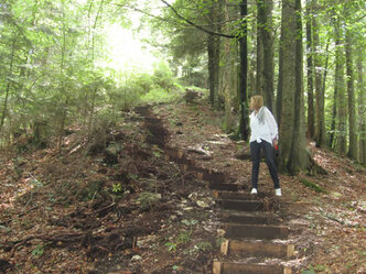 Annaberg: Treppensteig am Kopfberg