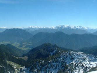 Blick in die Zentralalpen