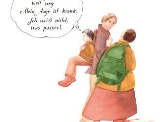 Franz Michael Felder auf dem Weg ins Tirol - Illustration Monika Hehle