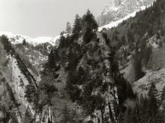 altes Bild der Ruine Valkastiel