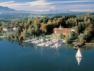 Yachthafen Prien-Harras am Chiemsee.