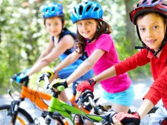Radspaß auch für die Kleineren auf der Kindertour