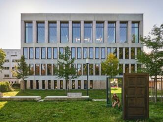Das Gebäude der Hochschulbibliothek