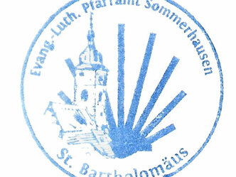 Sommerhausen - Pilgerstempel St. Bartholomäus