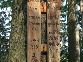 Totenbretter Fam. Herbst