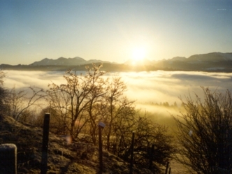 Sonnenaufgang im Allgäu