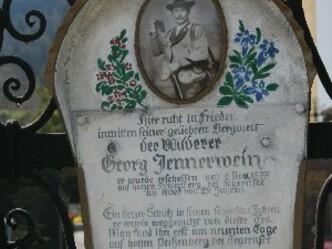 Jennerwein Grab