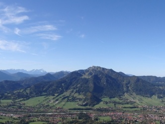 Ausblick von der Aussichtsbank unterhalb des Geiersteins