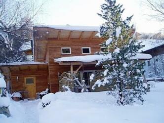 Ferienhaus im Winter