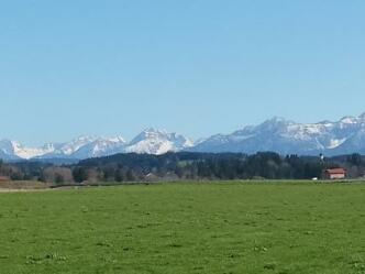 Bergpanorama Füssener Berge