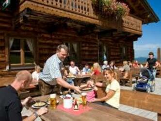 Großunterbergalm - Terrasse