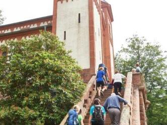 die kleine Basilika war auch eine Station beim Wanderkultevent "24h von Bayern" 2015