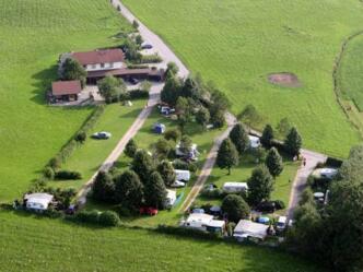 Campingplatz von oben