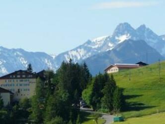 Blick aus der Wohnung