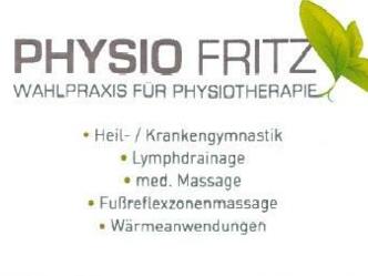 Praxis Physiotherapie Fritz Visitenkarte Logo