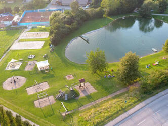 Beachvolleyball Platz Grünbach