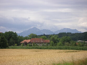 Blick auf den Hochstaufen.