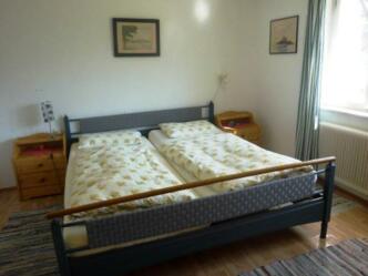 Schlafzimmer Ferienwohnung am Strandbad