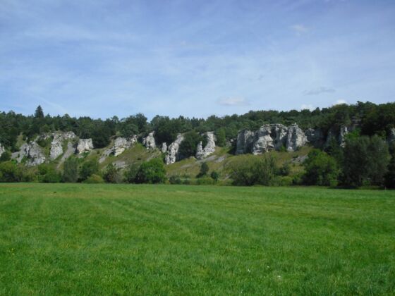 Felsformation Zwölf Apostel zwischen Solnhofen und Eßlingen im Altmühltal
