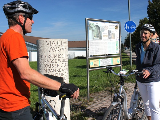 Radeln auf den Spuren der Römer