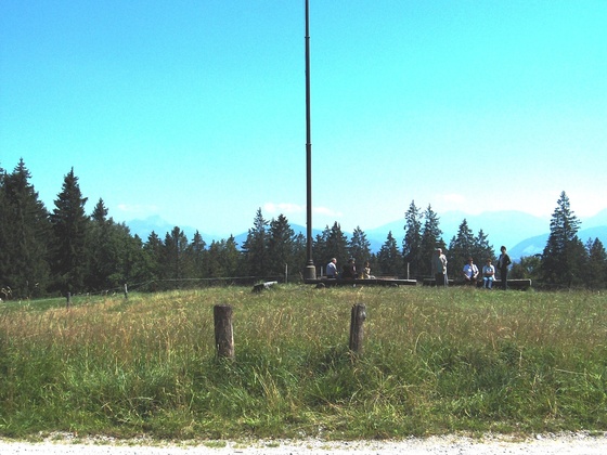 Am Gipfel des Taubenbergs