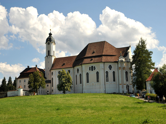 Fernwanderweg Meditationsweg Ammergauer Alpen - Wieskirche