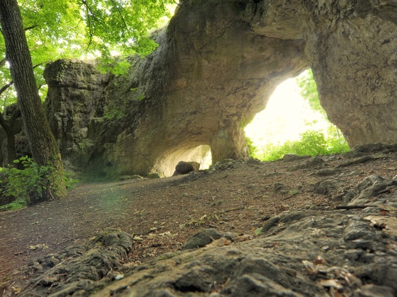 Aussichtspunkt Hohler Fels oberhalb vom Happurger Stausee
