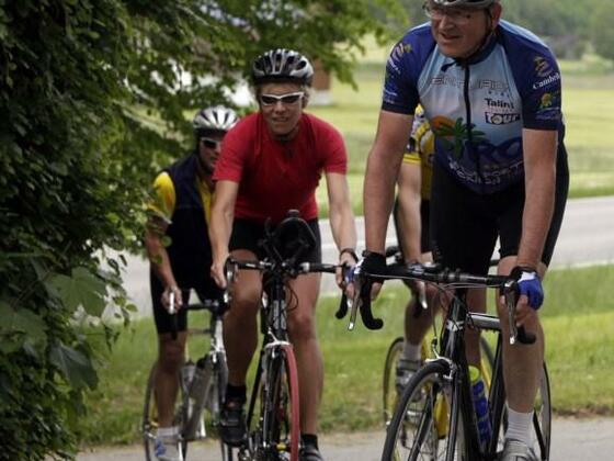 Radler bei der 2. Unterallgäu Radtour 2009