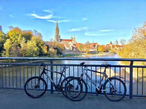 Blick auf Ulm und Donau