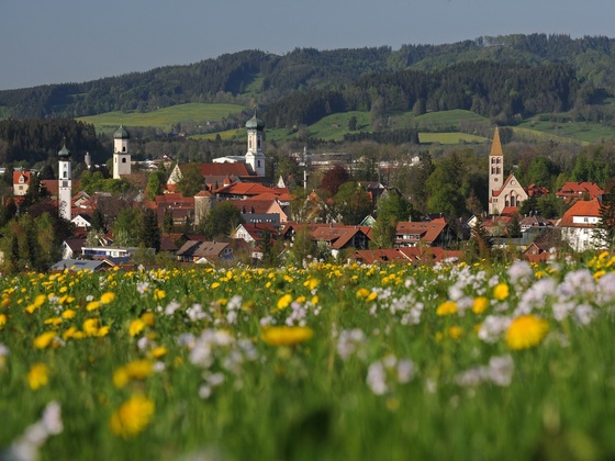 Stadtansicht Frühling