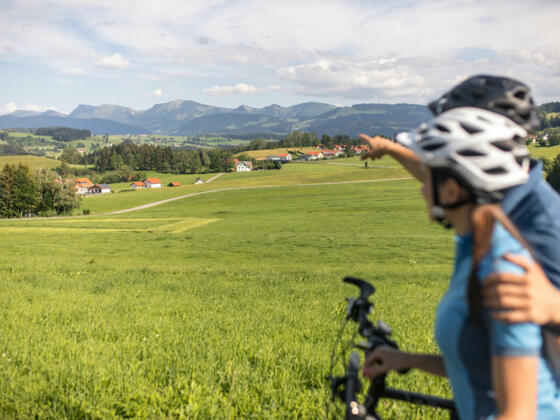 Blick auf die Nagelfluhkette