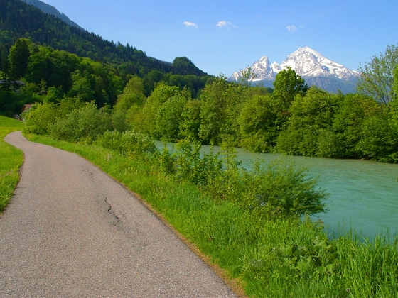 Entlang der Berchtesgadener Ache