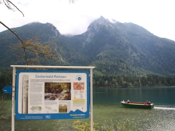 Infotafel am Hintersee