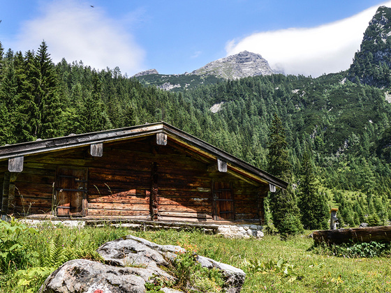 Kaser auf der Mittereisalm