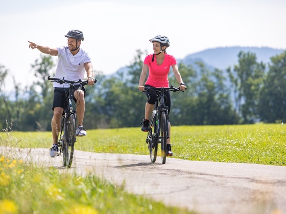 Radfahren mit Aussicht im Westallgäu