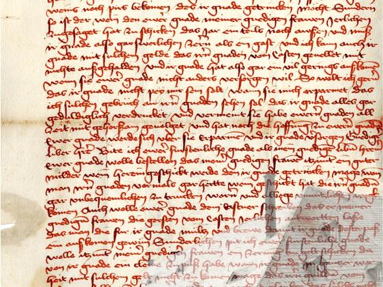 Das Klarissenkloster um 1950, damals Gefängnis; 