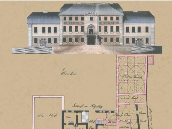 Planzeichnungen des Püttner&#039;schen Palais aus der Bauzeit