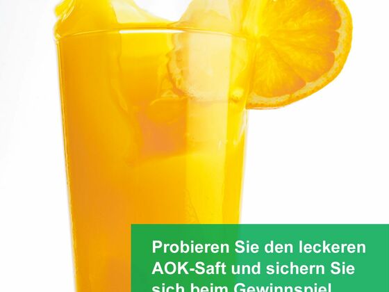 AOK Saft Gewinnspiel