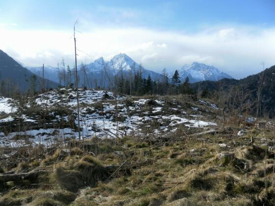 Watzmann und Hochkalter vom Nordgipfel