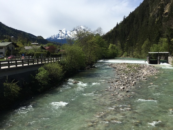 Radweg in Oberau - Berchtesgaden