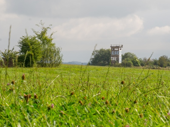 Ehemaliger Grenzturm auf dem ICT  (Foto: Andreas Geisser)