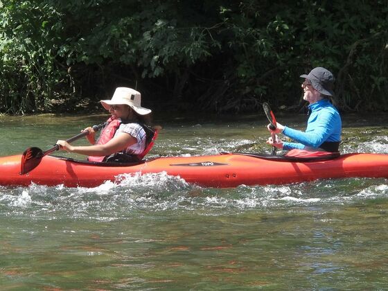 Bootstour auf der Donau zwischen Kelheim und Matting